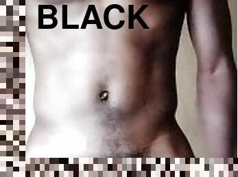 masturbation, orgasme, amateur, ejaculation-sur-le-corps, ébène, énorme-bite, gay, branlette, black, secousses