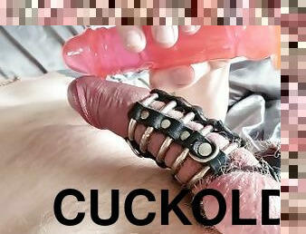 Cuckold not allowed to cum yet, read comment