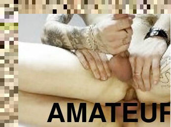amateur, anal, ados, gay, maison, minet, tatouage, pénétrante, dure