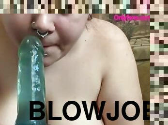 Big Tit BBW Sloppy Blowjob