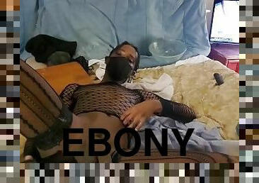 extremo, masturbación, amateur, anal, negra-ebony, polla-enorme, juguete, follando-fucking, consolador, a-solas