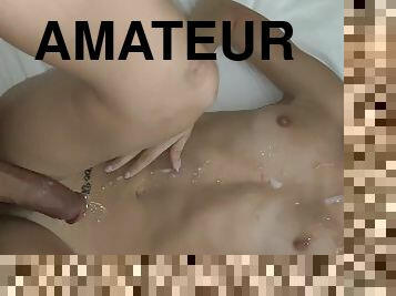 gros-nichons, énorme, amateur, ejaculation-sur-le-corps, énorme-bite, ados, latina, couple, point-de-vue, collège