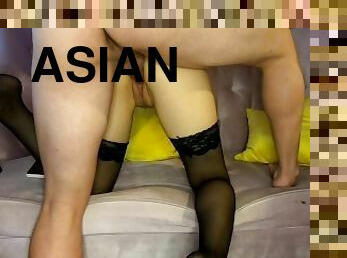 asiatisk, amatør, pikslikkeri, japans, webcam, lille, koreansk, realitet, små-patter