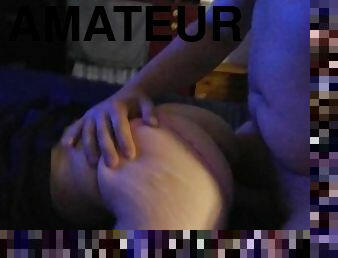 cul, levrette, amateur, énorme-bite, salope, ejaculation, putain, bite, dure