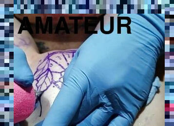 chatte-pussy, amateur, célébrité, tatouage