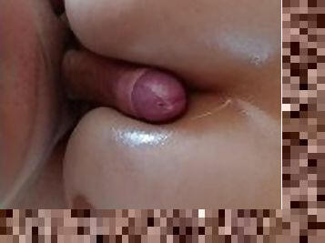 gros-nichons, amateur, ejaculation-sur-le-corps, maison, couple, point-de-vue, petite-amie, ejaculation, naturel, seins