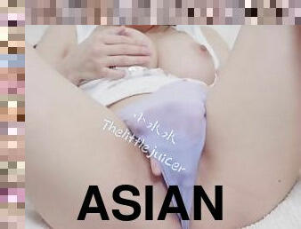 azijski, velike-sise, masturbacija, orgazam, školarka, skirt, igračke, japanci, koledž, slatko