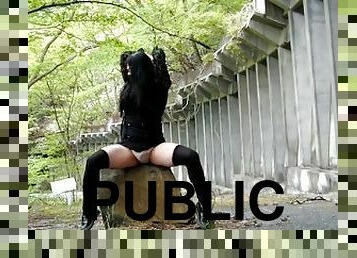 asiatique, masturbation, en-plein-air, public, transsexuelle, amateur, babes, branlette, ladyboy, jupe-en-l’air