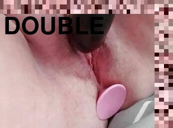 masturbation, amateur, anal, mature, jouet, double, point-de-vue, solo, pénétrante