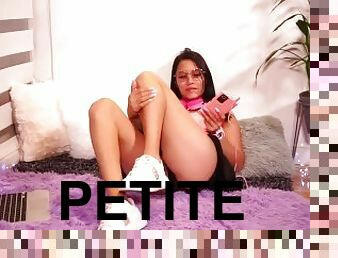 masturbação, adolescente, brinquedo, latina, puta-slut, dildo, pequeno, sozinho, morena, tetas-pequenas