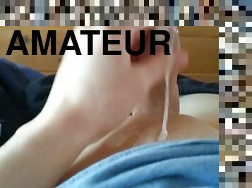 masturbation, amateur, ejaculation-sur-le-corps, ejaculation, solo, virgin, bite