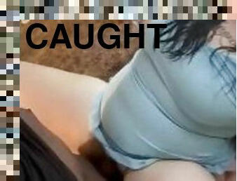 THICK WHITE GIRL GET CAUGHT CHEATING????????