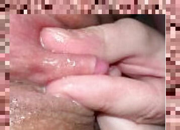 clitóris, extremo, orgasmo, cona-pussy, amador, lésbicas, casal, fudendo, oral, domínio