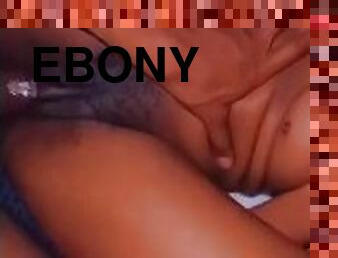 HOT Ebony Teen Deepthroats BBC & Gets Creampied Backshots