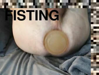 röv, fisting, gigantisk, masturbation, anal, cumshot, dubbel, flickvän, sprut, dildo