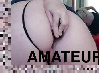 masturbation, chatte-pussy, amateur, anal, babes, jouet, serrée, assez, bout-a-bout, fétiche