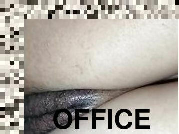 bureau-office, public, secrétaire, amateur, babes, ébène, latina, vagin, brunette, réalité