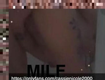Hot milf fingers ass and pussy