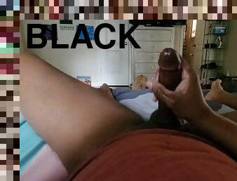 Black Dick Masturbating Quietly