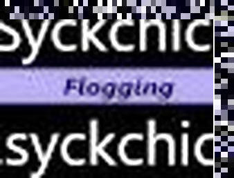 Syckchick Outdoor BDSM Flogging