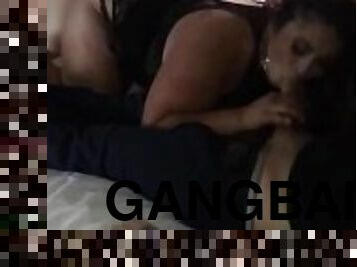 Houston BBW Slut does a Gangbang