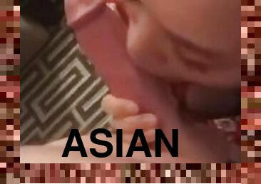 asiatique, énorme, amateur, fellation, interracial, fellation-profonde, chinoise, philippine, blanc, bite