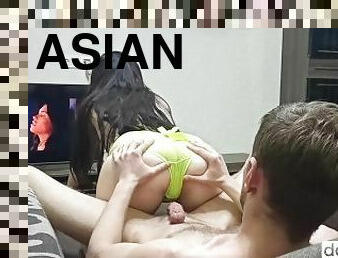 All-night fucking with a cheap asian hooker