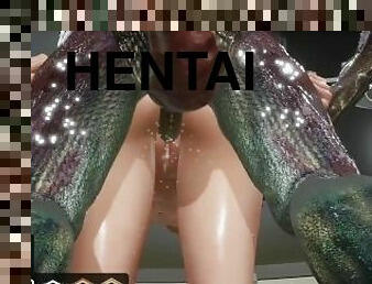 raksasa, zakar-besar, kartoon, hentai, cantik, 3d, patung