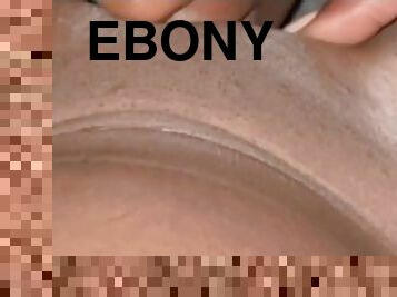 chatte-pussy, amateur, ébène, lesbienne, ados