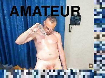 papa, amateur, mature, énorme-bite, gay, branlette, webcam, fétiche, solo, fumer