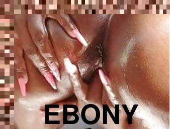 Oiled up ebony ass