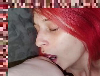 Petite Redhead Milf GIrlfriend Wants Her Pussy Tongued And Fingered to Orgasm