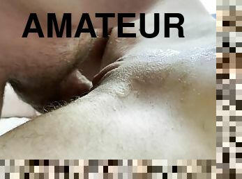 klitoris, pussy, amatør, cumshot, creampie, sperm