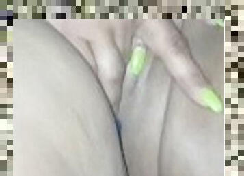 grosse, orgasme, chatte-pussy, amateur, ébène, lesbienne, milf, belle-femme-ronde, solo, humide