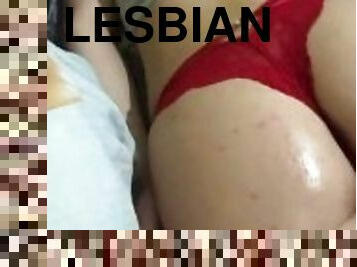 לסבית-lesbian, עיסוי, כפות-הרגליים, פטיש