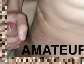 énorme, masturbation, amateur, ejaculation-sur-le-corps, énorme-bite, ejaculation, solo, bite