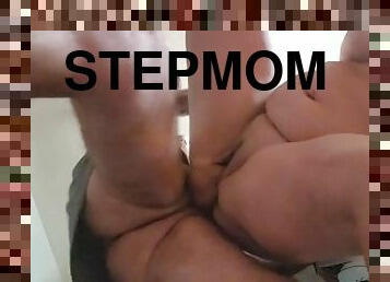 Stepmoms tits swinging ???? as I fuck her before her ????  shower ????
