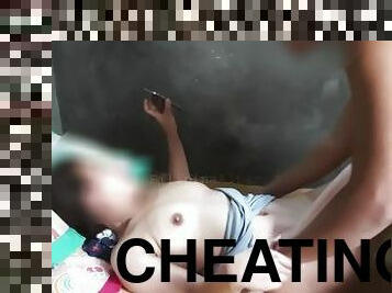 Pinay Cheating Muntik Mahuli ng Tumawag si Mister