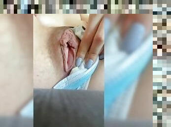 peluda, coño-pussy, amateur, sucio, bragas, corrida, fetichista, húmedo, máscara