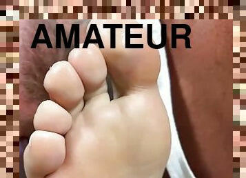 amaterski, homo, stopala-feet, fetiš, medo, pušenje-sucking, prsti