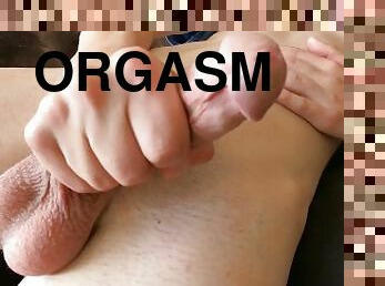 Horny Guy Enjoys Masturbation - Cute Moans!????