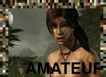 TOMB RAIDER NUDE EDITION COCK CAM GAMEPLAY #1