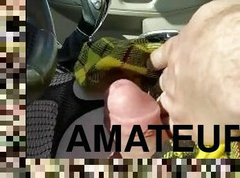 masturbation, amateur, voiture, bisexuels