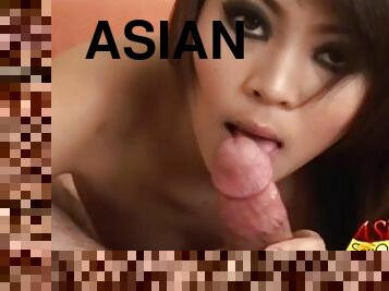 asian, berambut, alat-kelamin-wanita, perempuan-jelita, menghisap-zakar, peju, orang-jepun, merangkap, petite, payu-dara-kecil