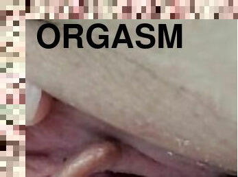 masturbation, orgasm, fitta-pussy, sprut, tight, vått, saftig