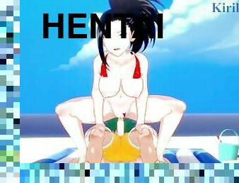 plaža, animacija, hentai, 3d