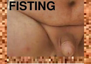 fisting, amateur, anal, ejaculation-sur-le-corps, jouet, ejaculation, chevauchement, gode, solo, géant