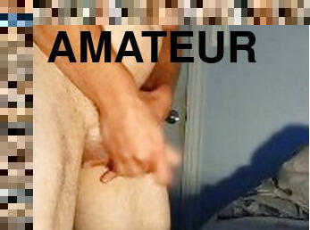 amateur, énorme-bite, jouet, solo, bite