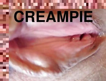 tussu, amatöör, suur-munn, creampie, pov, sperma, keppimine, munn