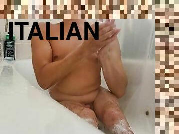 baden, dilettant, füße, italieniener, dusche, allein